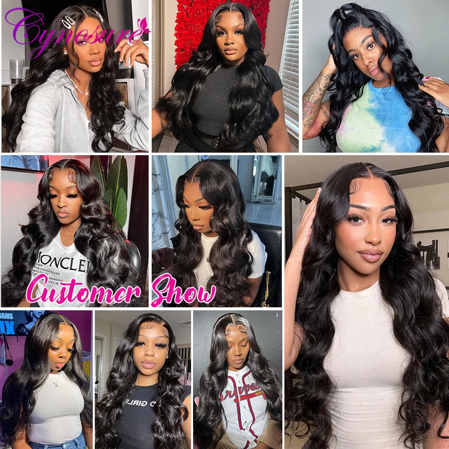 Cynosure 13x6 HD Lace Frontal Wig Preplucked Glueless Wig Human Hair Ready to Wear 13x4 Body Wave Human Hair Wigs for Women