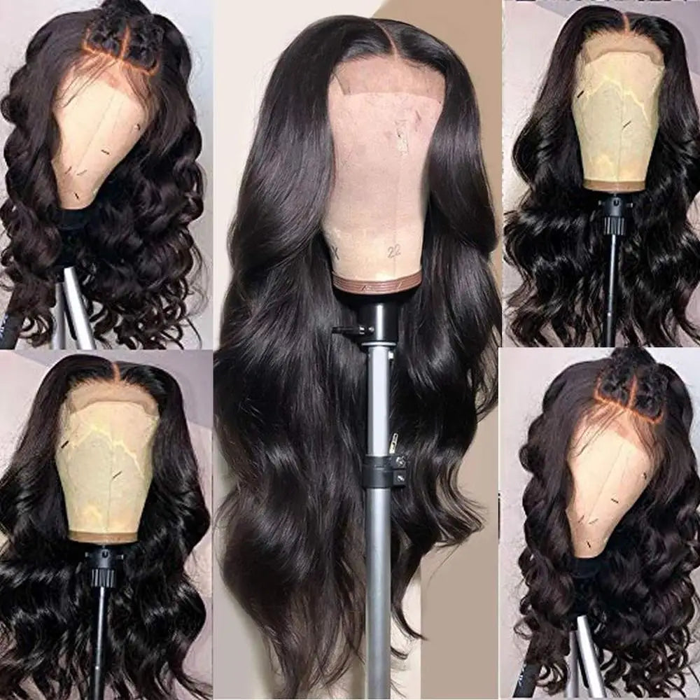 Cynosure #4/27 Highlight Colored Lace Front Human Hair Wigs For Black Women 13x4 Remy Brazilian Body Wave Lace Frontal Wig