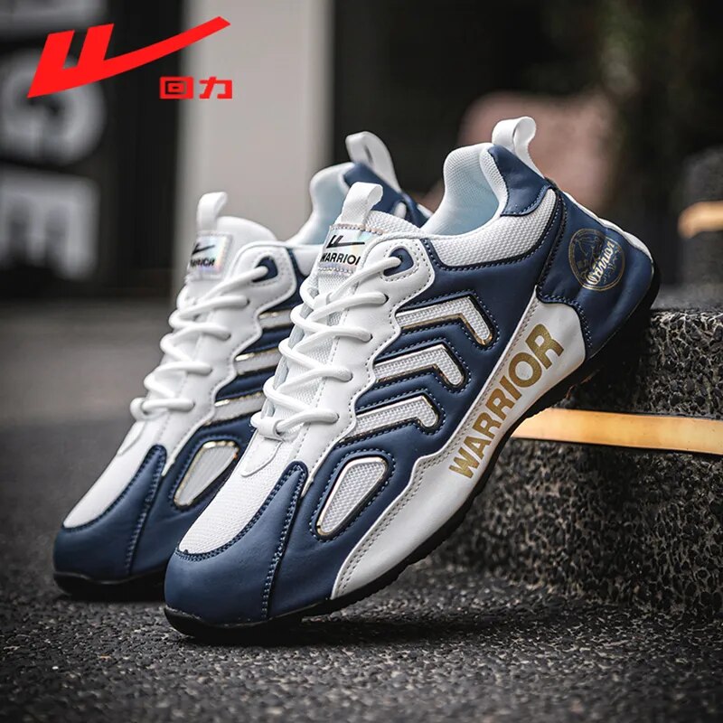 Warrior Luxury Brand Male Sneakers Fashion Flat Mesh Panels For Breathability Lightweight Lace-up Running Shoes Basketball Shoes