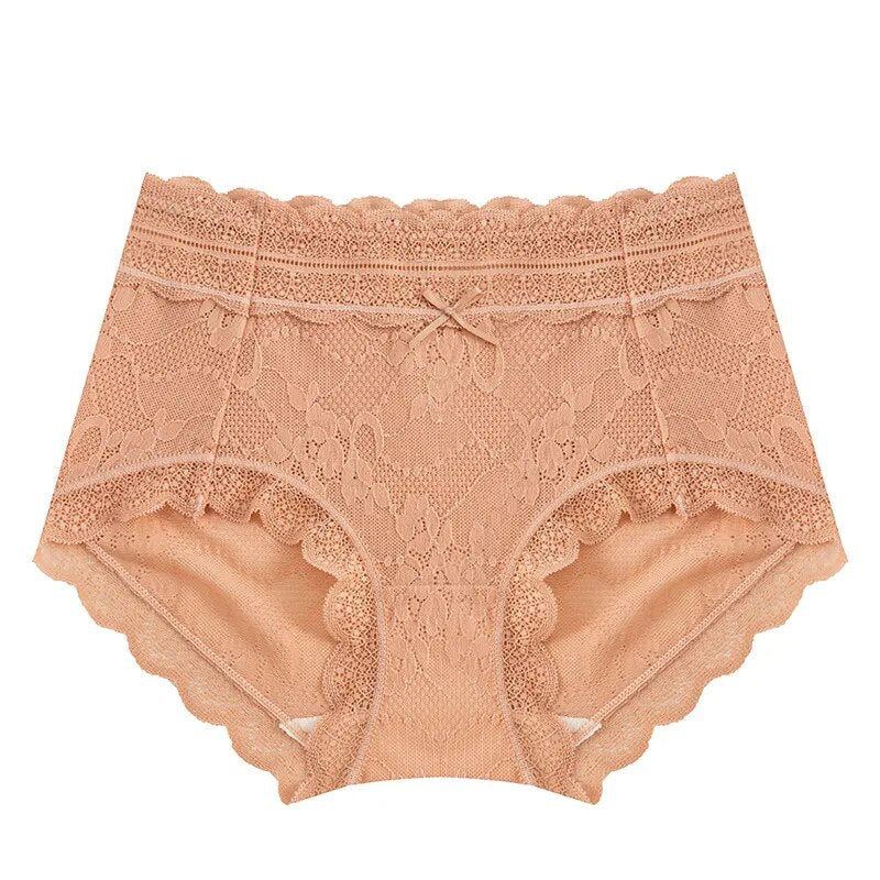 M-XL Women's Underwear Panty Sexy Lace Underpants Girl Traceless Thin Shorts Mid Waist Seamless Underpants Female Lingerie