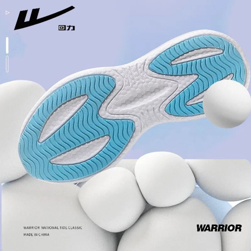 Warrior 2023 New Breathable and Lightweight Running Shoes Air Pillow Comfortable Soft Sneakers Work Gym Middle Age Men Women