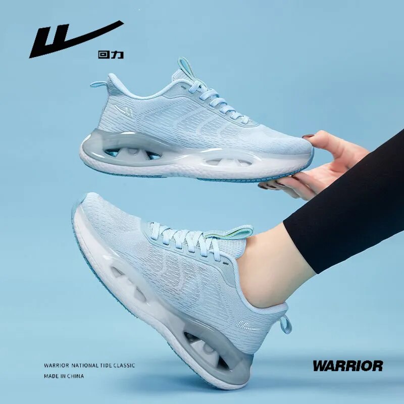 Warrior 2023 New Breathable and Lightweight Running Shoes Air Pillow Comfortable Soft Sneakers Work Gym Middle Age Men Women