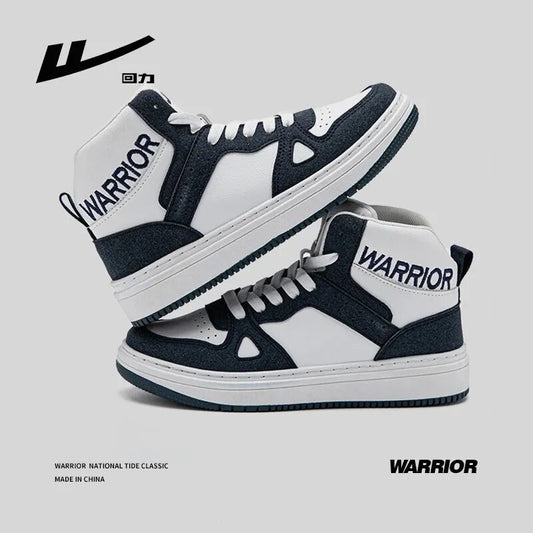 Warrior New Fashion Spring Casual Sneaker Men And Women Platform Sports Shoes Mixed Colors Trendy High Top Walking Shoes