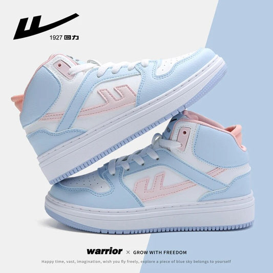 Warrior Platform Tennis For Women Fashion High Top Women Shoes Autumn Winter Classic Series Design Board Shoes Free Shipping