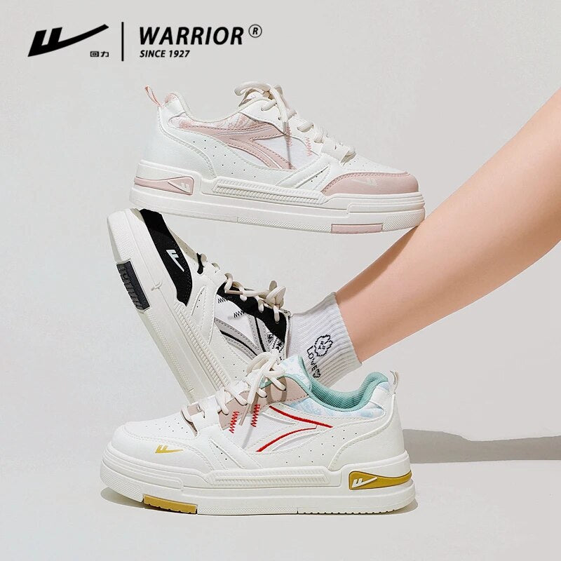 Warrior Women Shoes Free Shipping Offer Flat Skateboard Luxury Designer Sneakers High Street Fashion Waling Shoes