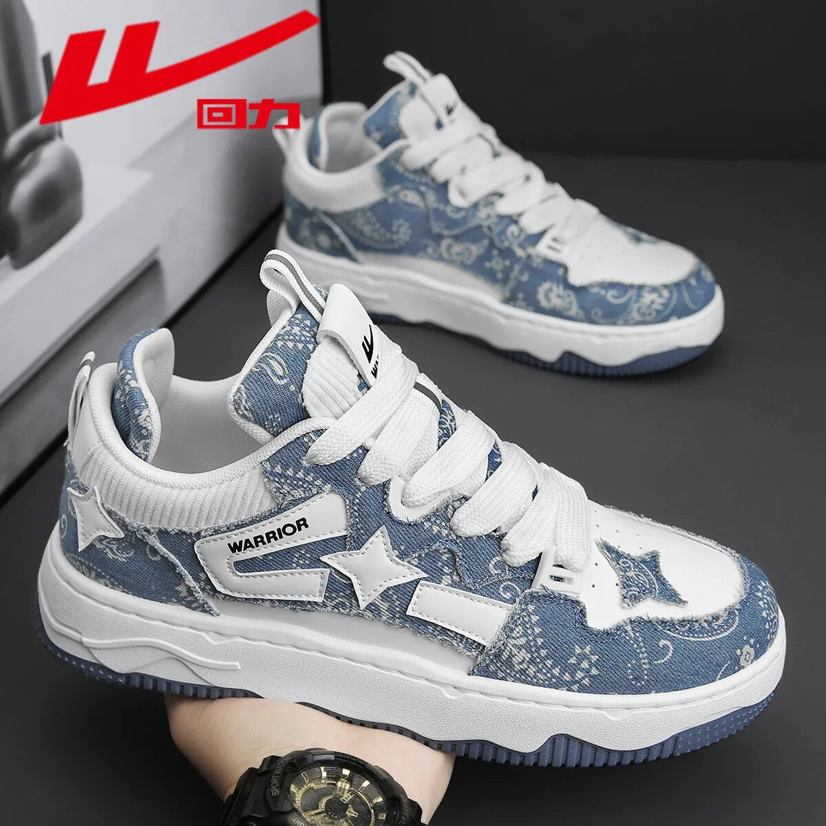 WARRIOR 2023 New Women Thick Bottom Canvas Shoes Fashion Leather Comfortable Sneakers Outdoor Female Travel Walking Shoes