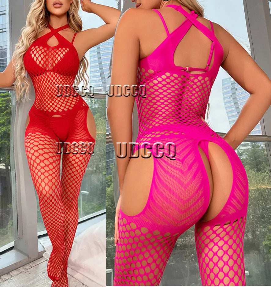 hot women sexy lingerie costumes sexy underwear Tight see-through dress Body stocking plus size lingerie dress sexy costume