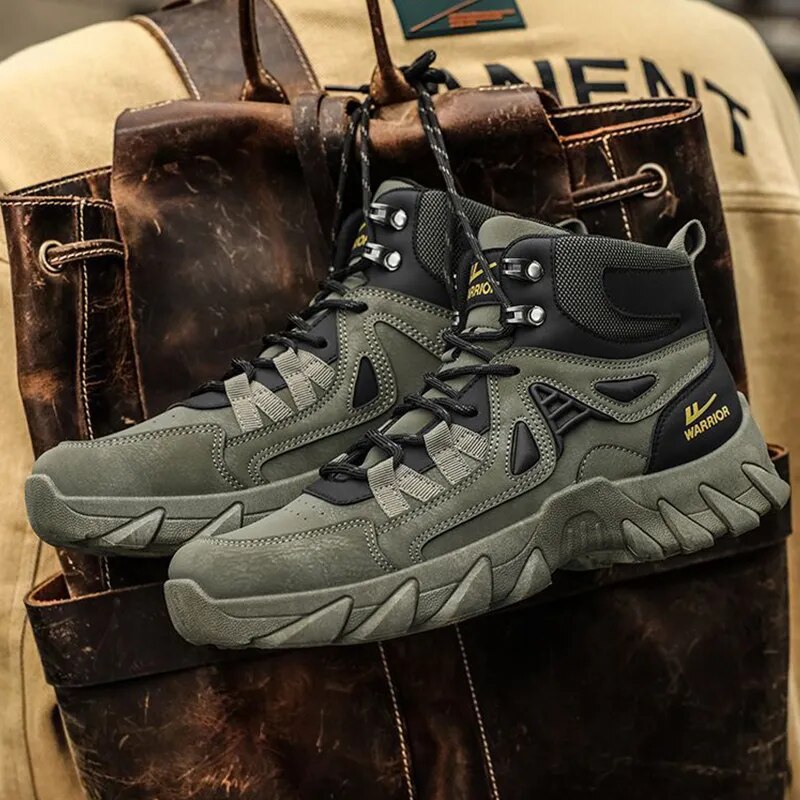 Warrior High-quality Winter Shoes For Men military Man Tactical Boots  Classic Outdoor Work Climbing Safety Shoes Men's Sneakers