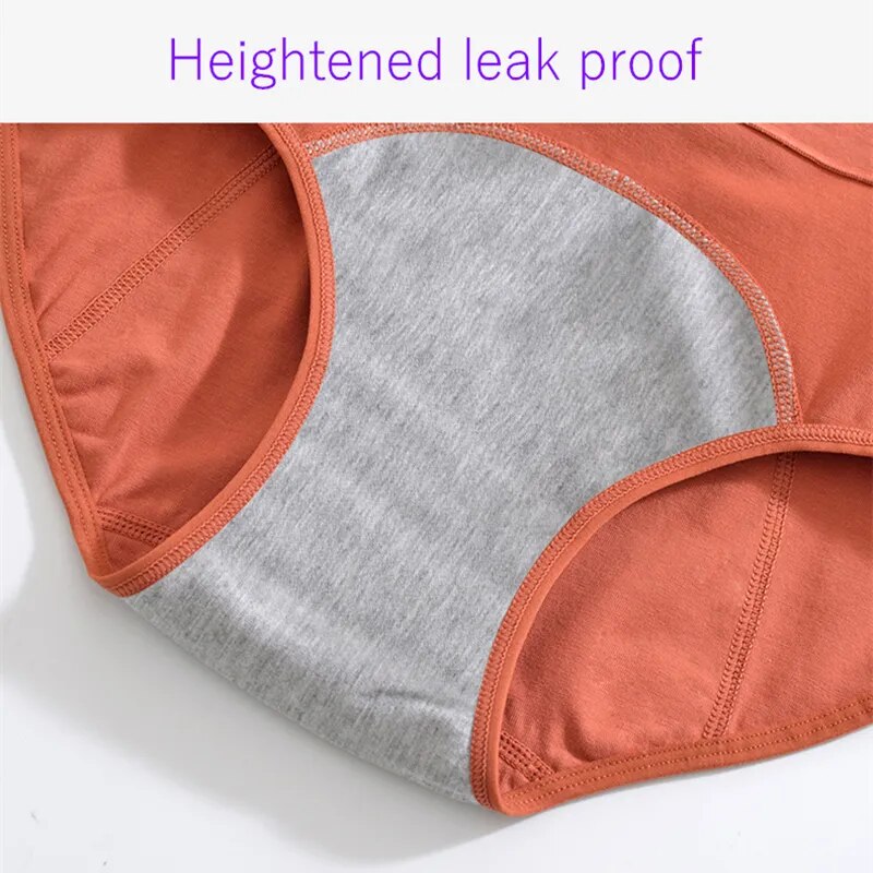 Panties for Menstruation Cotton Menstrual Panties High Waist Period Underwear Culotte Menstruelle Leak Proof Menstruales Briefs