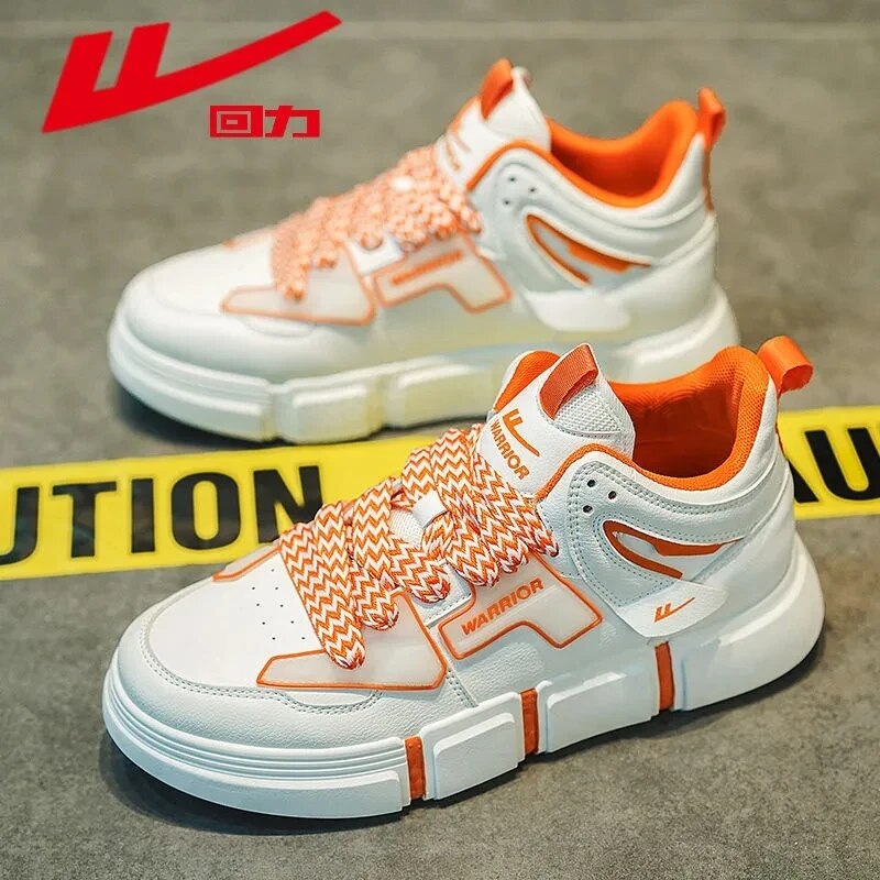 Warrior Original Brand Luxury Sneakers Mesh Breathable Skateboards Shoes For Men High Street Fashion Light Walking Shoe Tennis