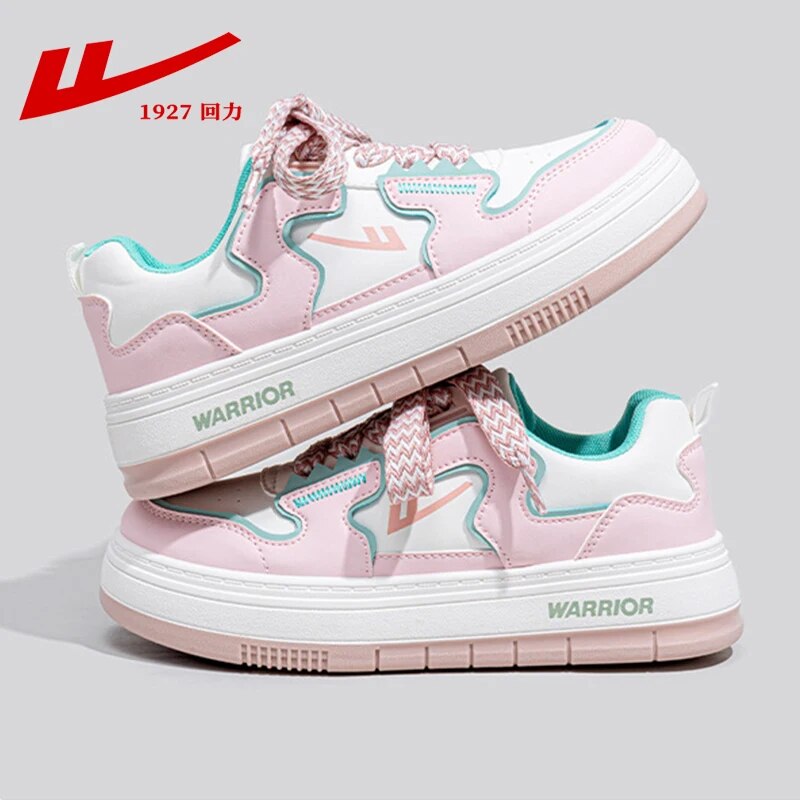 Warrior Women Sport Sneaker Matching Sweet Casual Student Board Shoes Harajuku Tennis Woman Trend 2023