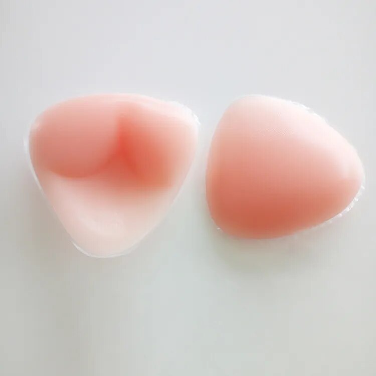 2Pcs Women's Breast Push Up Pad Silicone Bra Underwear Pad Nipple Cover Stickers Patch Bikini Insert Swimsuit Women Accessories