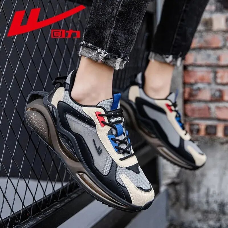 Warrior Luxury Brand Mens Casual Sneaker Fashion Airpillow Trendy Comfortable Running Shoes Jogging Traf  Dad's Shoes