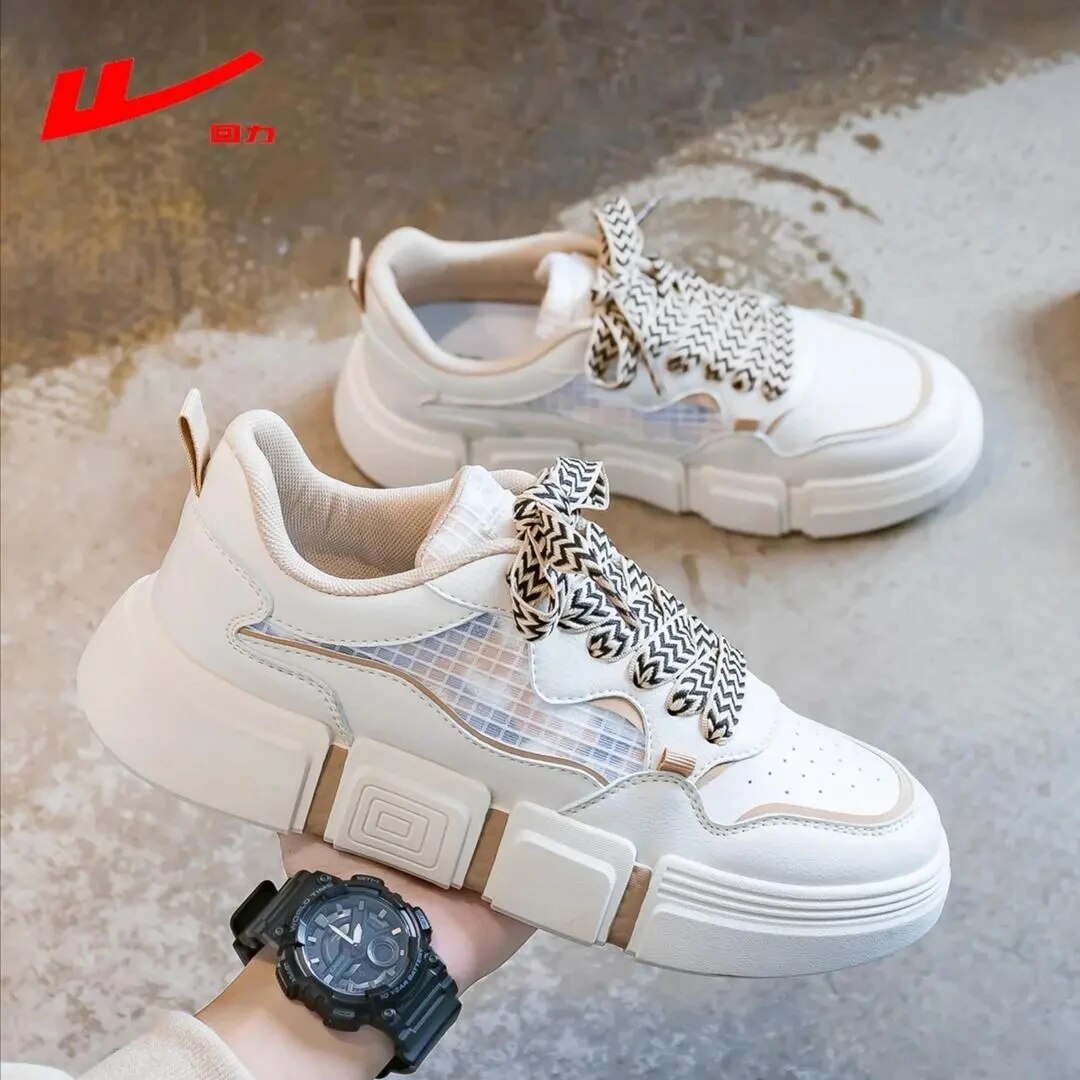 Warrior Original Brand Luxury Sneakers Mesh Breathable Skateboards Shoes For Men High Street Fashion Light Walking Shoe Tennis