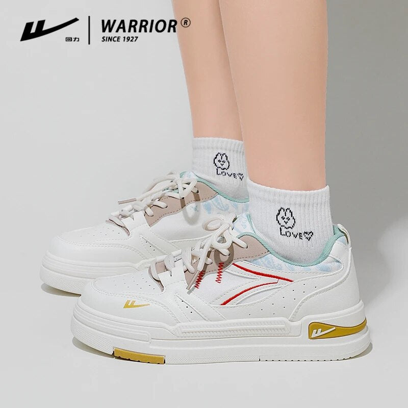 Warrior Women Shoes Free Shipping Offer Flat Skateboard Luxury Designer Sneakers High Street Fashion Waling Shoes