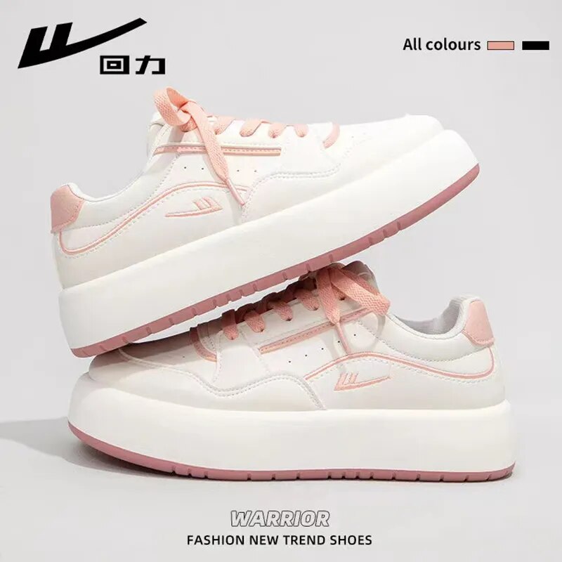 Warrior Sneakers For Women 2023 New Round Toe skateboard Casual Platform Tennis Female Traf Fashion Waling Shoes