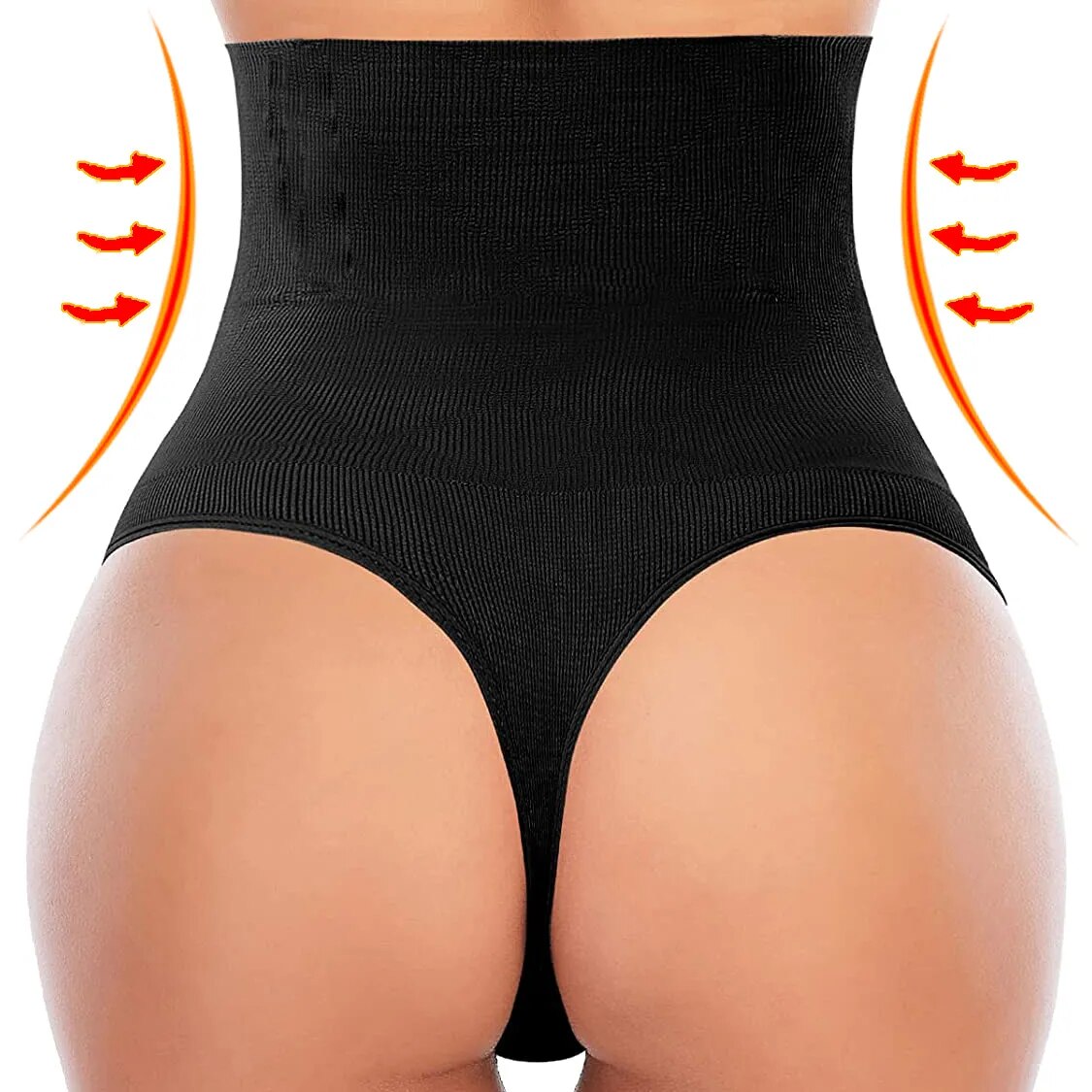 Women Slimming Panties Body Shaper High Waist Thong Belly Control G Strings Waist Trainer Butt Lifter Panty Hip Shaping Panties