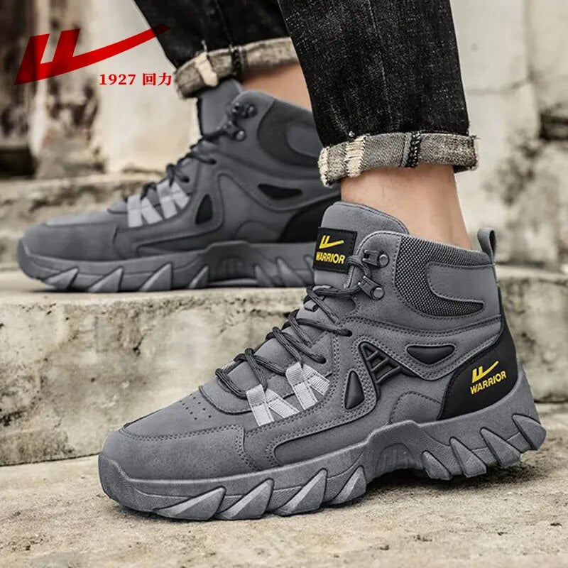 Warrior High-quality Winter Shoes For Men military Man Tactical Boots  Classic Outdoor Work Climbing Safety Shoes Men's Sneakers